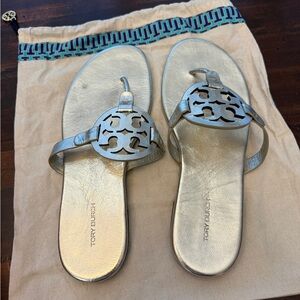 Tory Burch Miller Metallic Sandal